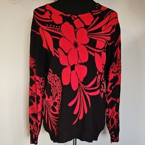 Pierri New York Black and Red Sweater XL